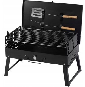 Chomik Grill turystyczny składany, walizka z widełkami i łopatką 9