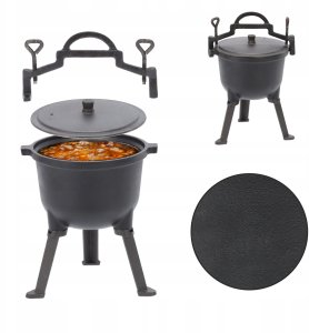 Chomik Kociołek myśliwski żeliwny 5L 8