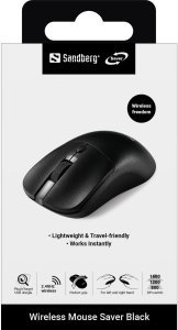 Mysz Sandberg Wireless Mouse Saver Black 2