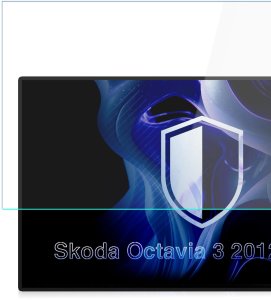 Etui do nawigacji 3mk Skoda Octavia III 2012-16 - TechWrap Matte Center Display 9