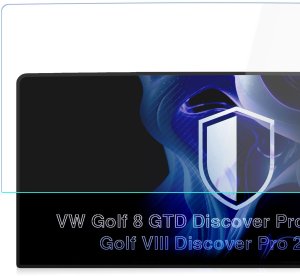 Nawigacja GPS 3MK VW Golf 8 GTD Discover Pro 2021-24 - 3mk TechWrap Matte Center Display 3