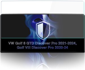 Nawigacja GPS 3MK VW Golf 8 GTD Discover Pro 2021-24 - 3mk TechWrap Matte Center Display 9