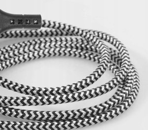 LTC KABEL USB 4w1 SUPERIOR USB-LIGHTING/USB-C/microUSB - USB/USB-C 1,2m 3A CZARNY LTC 4