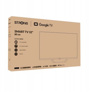 Telewizor Strong TV 32 230/12Volt Google TV SRT32HG4723C czarny 12