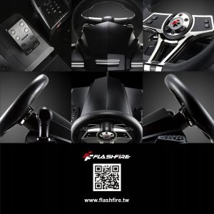Kierownica FLASHFIRE FLASHFIRE KIEROWNICA FORCE WHEEL WH-3103V-D 12