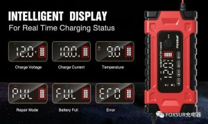 AWTools EM PROSTOWNIK FOXSUR 12V&24V 10A LCD 5