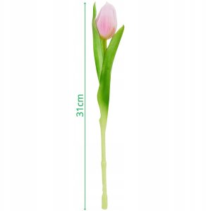 Saska Garden TULIPAN RÓŻOWY 31CM DEKORACJA WIOSENNA 4