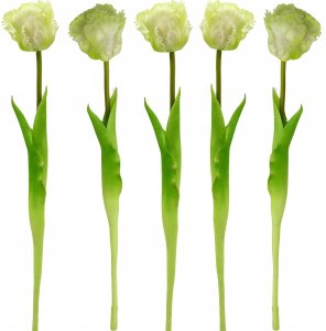 Saska Garden TULIPAN BIAŁY 38CM JAK ŻYWY DEKORACJA WIOSENNA 3