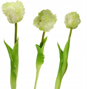 Saska Garden TULIPAN BIAŁY 38CM JAK ŻYWY DEKORACJA WIOSENNA 4