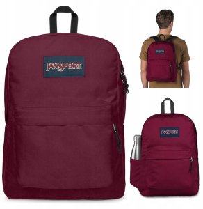 JanSport JanSport Superbreak Backpack EK0A5BAGN62 Bordowe One size 12