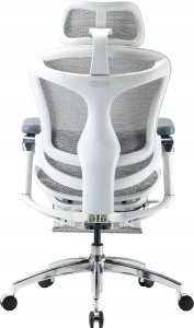 Krzesło biurowe Sihoo Fotel biurowy z podnóżkiem  Sihoo DORO C300 Pro Mesh White with footrest 5