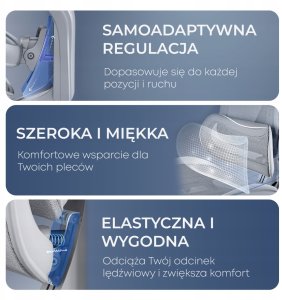 Krzesło biurowe Sihoo Fotel biurowy z podnóżkiem  Sihoo DORO C300 Pro Mesh White with footrest 6