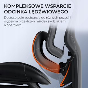 Krzesło biurowe Sihoo Fotel biurowy z podnóżkiem DORO C300 Pro Mesh Black with footrest (DORO-C300-PRO-M101-JT) 3