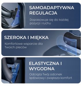 Krzesło biurowe Sihoo Fotel biurowy z podnóżkiem DORO C300 Pro Mesh Black with footrest (DORO-C300-PRO-M101-JT) 4