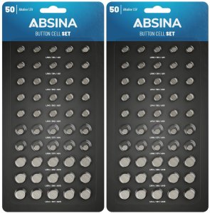 Rayovac Absina Zestaw ogniw guzikowych 1 szt. Alkalia-mangan 2