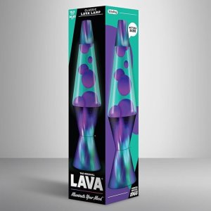 Usorteret Lava® Lampa Fioletowy/Niebiesko-zielony, Nordlys base 37cm 2