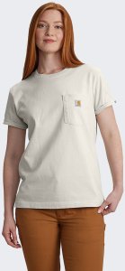 Colour Pleasure Koszulka Carhartt Dearborn Rosie OAT MILK 65