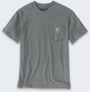 Carhartt WIP Koszulka Carhartt Irvine 3D Logo WEATHERED ASH HEA 122