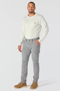 Carhartt Spodnie Carhartt Force Ripstop Cargo STEEL 85
