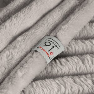 ZOLLNER Koc 70x160 SOFT beżowy mikroflano puszysty 300gsm 7