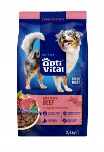 Perfect Fit OptiVital pełnoporcjowa karma sucha dla psów FM z wołowiną 2,4 kg 3