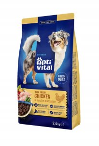 Perfect Fit OptiVital karma sucha- pełnoporcjowa karma dla dorosłych psów FM z kurczakiem  2,4 kg 3