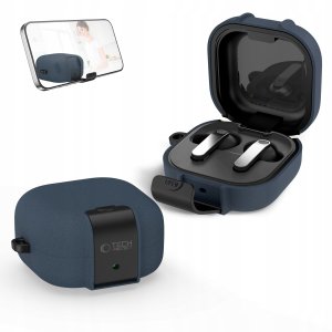 4kom.pl TECH-PROTECT SLIM HOOK SAMSUNG GALAXY BUDS 4 / 4 PRO FLUFFY BLUE 4