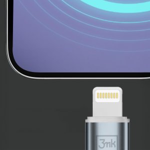 Kabel USB 3MK USB-C - Lightning 3 m Biały 3