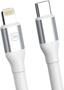Kabel USB 3MK USB-C - Lightning 3 m Biały 5