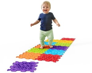 Meli BiBi Sensory Mats 12 el. - maty sensoryczne dla dzieci 6m+ EDUKAMP 4