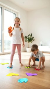Meli BiBi Sensory Hands & Feet - sensoryczna ścieżka ruchowa 18m+ EDUKAMP 19