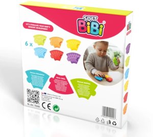 Meli Soft BiBi Sensory Puzzle Circle - układanka sensoryczna 6m+ EDUKAMP 2