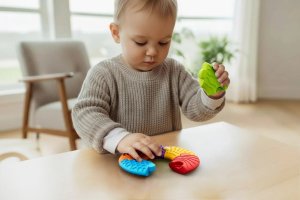 Meli Soft BiBi Sensory Puzzle Circle - układanka sensoryczna 6m+ EDUKAMP 9