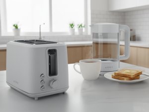 Czajnik Aeno AENO EK5 Czajnik Elektryczny 1,7L Szklany Regulacja 40-100 STRIX 6