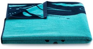 Decoking Duży ręcznik plażowy TURTLE 90x180 granatowy frotte DecoKing 4