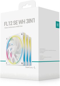 Wentylator Deepcool DeepCool FL12R SE WH Pack 120mm ARGB PWM wentylator 7