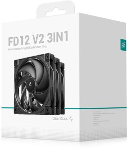 Wentylator Deepcool K COOLER DeepCool FD12 V2 120mm PC wentylator obudowy PWM black 7