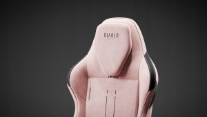 Fotel Diablo Chairs X.One Prime Normal Size Akira Pink 4