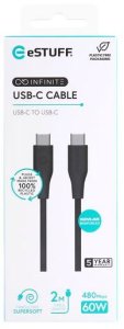 Kabel USB eStuff INFINITE (GRS) USB-C to USB-C 2