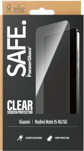 PanzerGlass Szkło hartowane PanzerGlass SAFE         Ultra-Wide Fit do Xiaomi Redmi Note 15 4G/5G 3