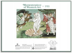 Galison Meowsterpiece of Western Art The Birth of Venus 1000el 2