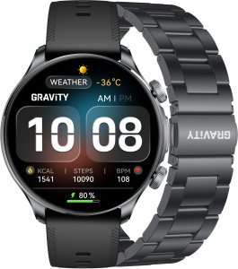Smartwatch Gravity SMARTWATCH męski GRAVITY GT35-2 GPH/GPH/BK 14