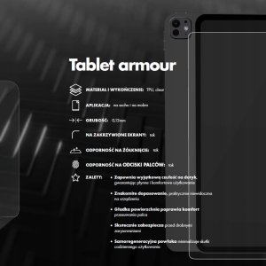 Hammer-Group.co Sp. z o.o. Hammer Glass folia na tablet 310x225 mm 5 sztuk 2