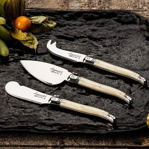 Laguiole LAGUIOLE Cheese knives Laguiole Pearl SET 3 SdV 3