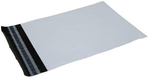 Stickn Shipping bags, Mailing bags Starter pack - with 25 pcs. assorted sizes, with single adhesive strip, white 2
