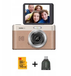 Aparat cyfrowy Kodak Kodak PIXPRO C1BN, 13 MP, 4160 x 3120 pixels, 1/3", CMOS, Full HD, Brown 14