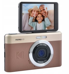 Aparat cyfrowy Kodak Kodak PIXPRO C1BN, 13 MP, 4160 x 3120 pixels, 1/3", CMOS, Full HD, Brown 5