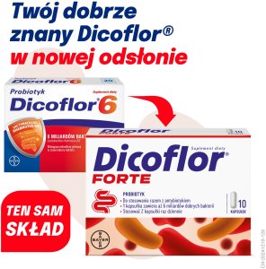 Doctor Life DICOFLOR_Forte probiotyk suplement diety dla dzieci 10 kapsułek 6
