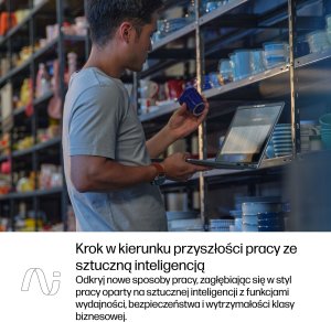 Laptop HP HP ProBook 4 G1i AI Intel Core Ultra 7 255U Laptop 35,6 cm (14") WUXGA 16 GB DDR5-SDRAM 512 GB SSD Wi-Fi 6E (802.11ax) Windows 11 Pro AI PC Srebrny 7