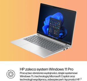 Laptop HP HP ProBook 4 G1i AI Intel Core Ultra 7 255U Laptop 35,6 cm (14") WUXGA 16 GB DDR5-SDRAM 512 GB SSD Wi-Fi 6E (802.11ax) Windows 11 Pro AI PC Srebrny 8